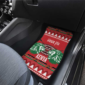 Afro Kenya Christmas Car Mats Head Lion - Heri ya Krismasi