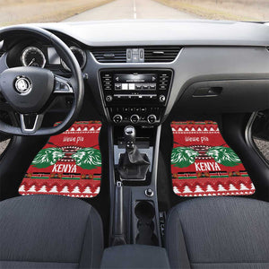 Afro Kenya Christmas Car Mats Head Lion - Heri ya Krismasi