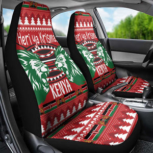 Afro Kenya Christmas Car Seat Cover Head Lion - Heri ya Krismasi