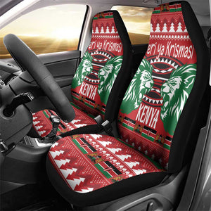 Afro Kenya Christmas Car Seat Cover Head Lion - Heri ya Krismasi