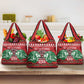 Afro Kenya Christmas Grocery Bag Head Lion - Heri ya Krismasi