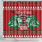 Afro Kenya Christmas Shower Curtain Head Lion - Heri ya Krismasi