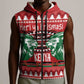 Afro Kenya Christmas Sleeveless Zip Hoodie Head Lion - Heri ya Krismasi - African Pride