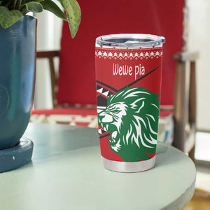 Afro Kenya Christmas Tumbler Cup Head Lion - Heri ya Krismasi