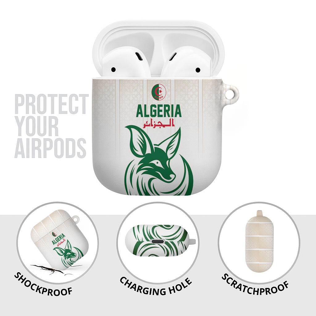 World Football 2026 Algeria AirPods Case Les Fennecs Desert Fox Pride