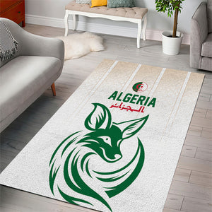 World Football 2026 Algeria Area Rug Les Fennecs Desert Fox Pride