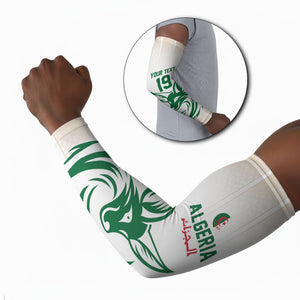 Custom World Football 2026 Algeria Arm Sleeves Les Fennecs Desert Fox Pride