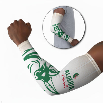 Custom World Football 2026 Algeria Arm Sleeves Les Fennecs Desert Fox Pride