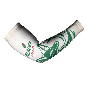 Custom World Football 2026 Algeria Arm Sleeves Les Fennecs Desert Fox Pride