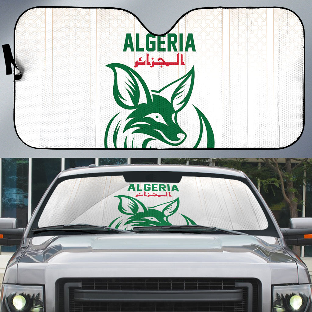 World Football 2026 Algeria Auto Sun Shade Les Fennecs Desert Fox Pride