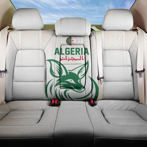 World Football 2026 Algeria Back Car Seat Cover Les Fennecs Desert Fox Pride