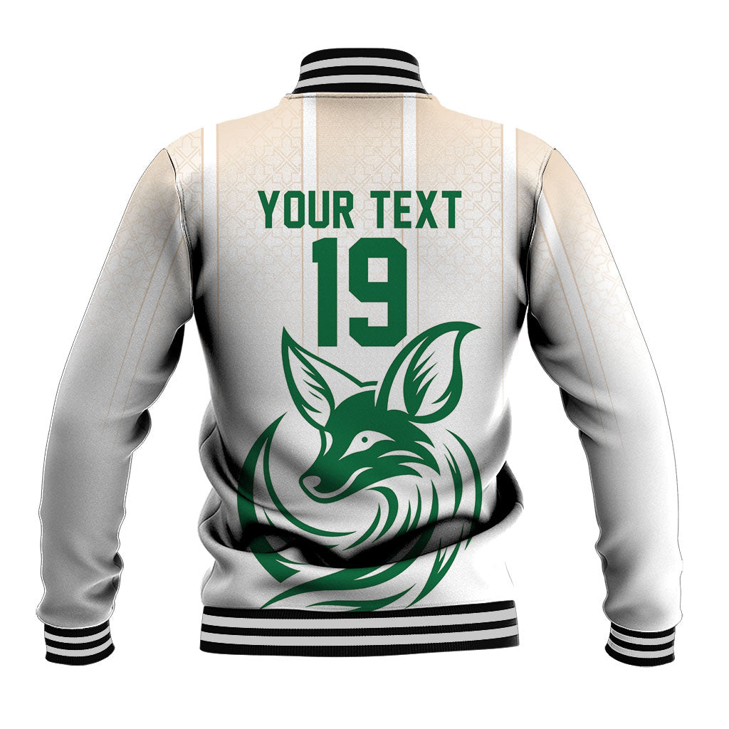 Custom World Football 2026 Algeria Baseball Jacket Les Fennecs Desert Fox Pride