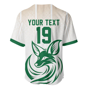 Custom World Football 2026 Algeria Baseball Jersey Les Fennecs Desert Fox Pride