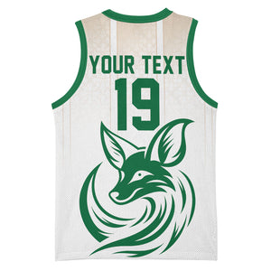 Custom World Football 2026 Algeria Basketball Jersey Les Fennecs Desert Fox Pride