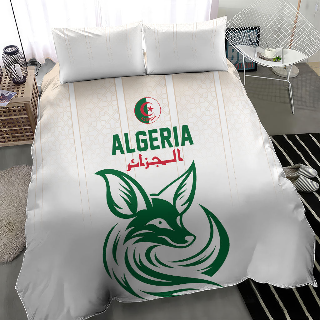 World Football 2026 Algeria Bedding Set Les Fennecs Desert Fox Pride