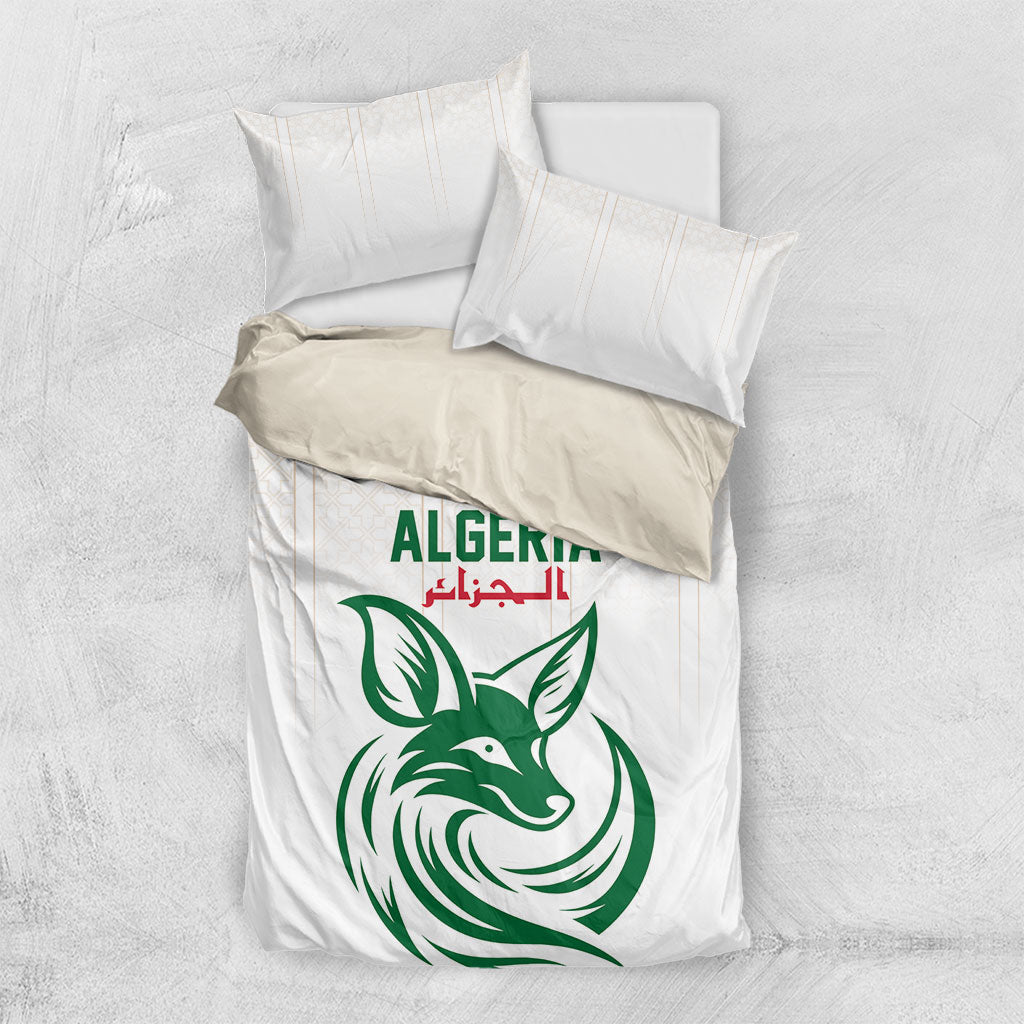 World Football 2026 Algeria Bedding Set Les Fennecs Desert Fox Pride