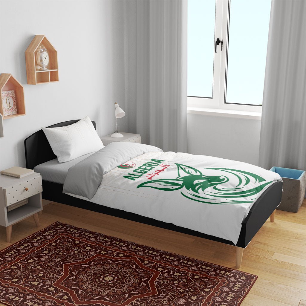 World Football 2026 Algeria Bedding Set Les Fennecs Desert Fox Pride