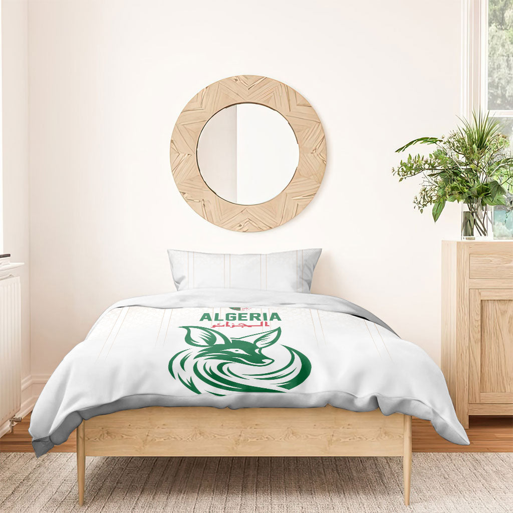 World Football 2026 Algeria Bedding Set Les Fennecs Desert Fox Pride