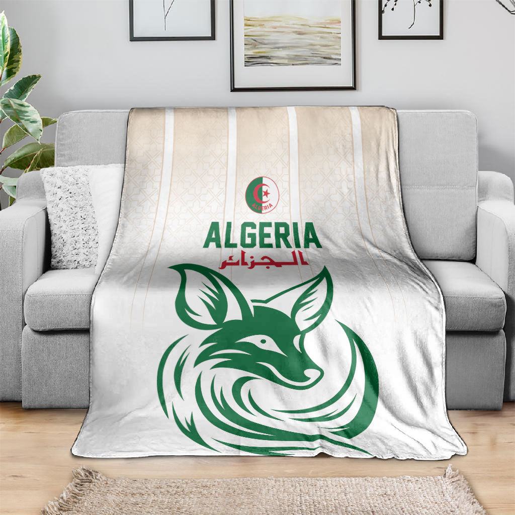 World Football 2026 Algeria Blanket Les Fennecs Desert Fox Pride