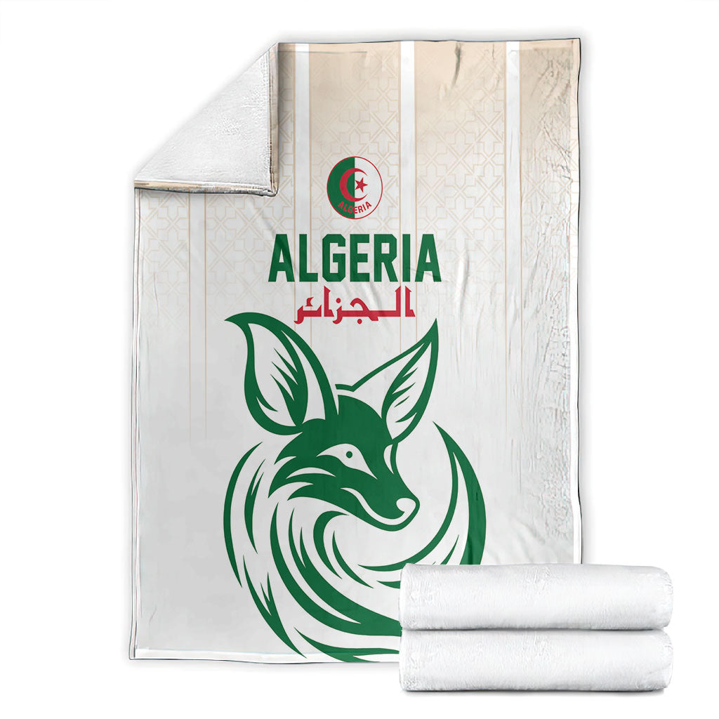 World Football 2026 Algeria Blanket Les Fennecs Desert Fox Pride