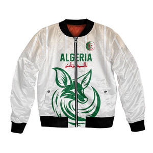 Custom World Football 2026 Algeria Bomber Jacket Les Fennecs Desert Fox Pride