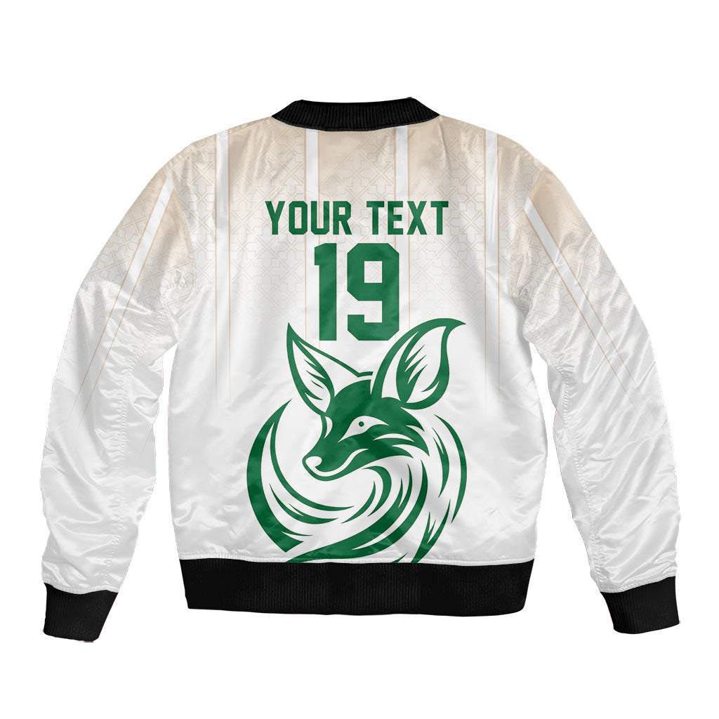 Custom World Football 2026 Algeria Bomber Jacket Les Fennecs Desert Fox Pride