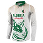 Custom World Football 2026 Algeria Button Sweatshirt Les Fennecs Desert Fox Pride