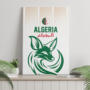 World Football 2026 Algeria Canvas Wall Art Les Fennecs Desert Fox Pride