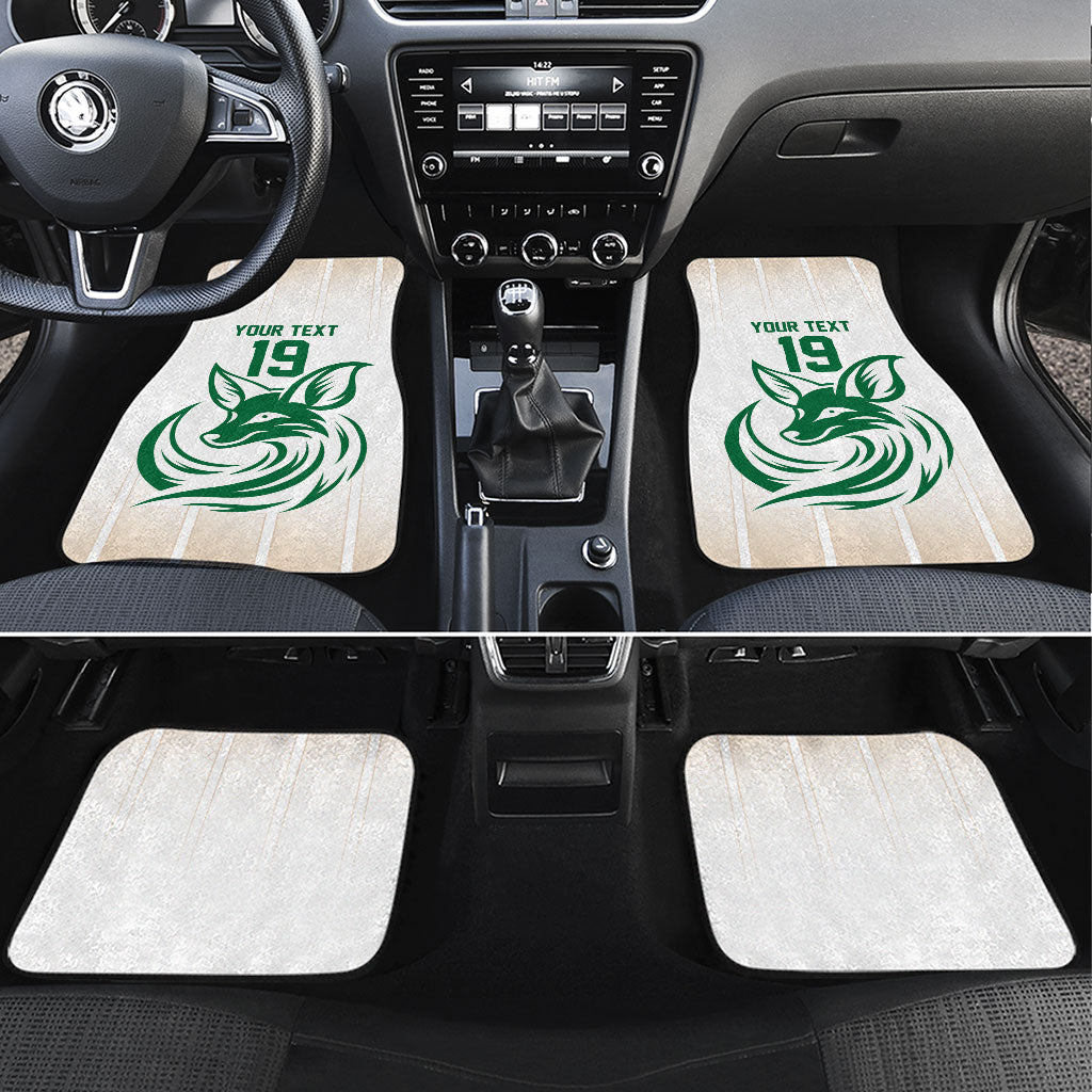 Custom World Football 2026 Algeria Car Mats Les Fennecs Desert Fox Pride