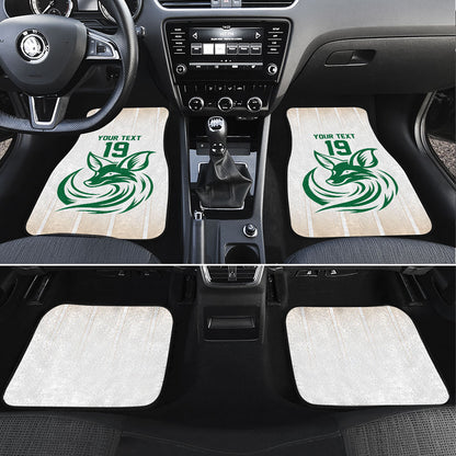 Custom World Football 2026 Algeria Car Mats Les Fennecs Desert Fox Pride