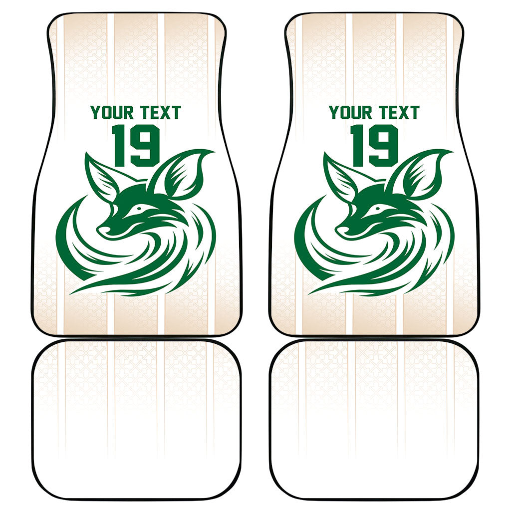Custom World Football 2026 Algeria Car Mats Les Fennecs Desert Fox Pride