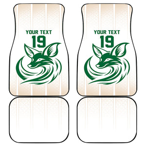 Custom World Football 2026 Algeria Car Mats Les Fennecs Desert Fox Pride