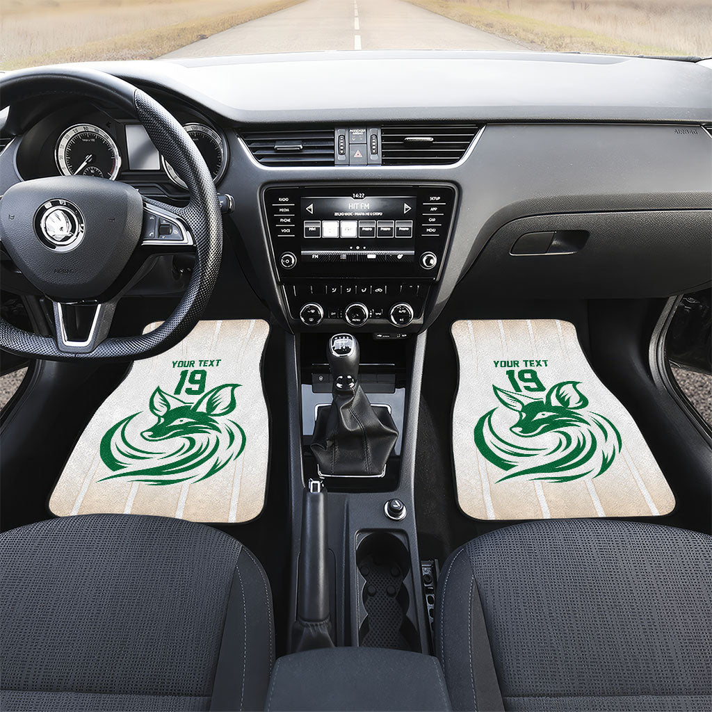 Custom World Football 2026 Algeria Car Mats Les Fennecs Desert Fox Pride
