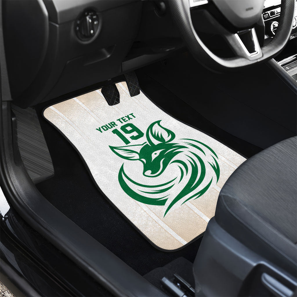 Custom World Football 2026 Algeria Car Mats Les Fennecs Desert Fox Pride