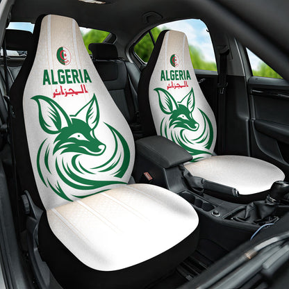 World Football 2026 Algeria Car Seat Cover Les Fennecs Desert Fox Pride