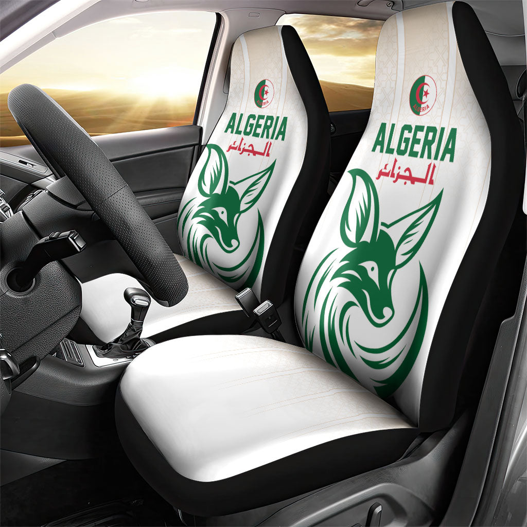 World Football 2026 Algeria Car Seat Cover Les Fennecs Desert Fox Pride
