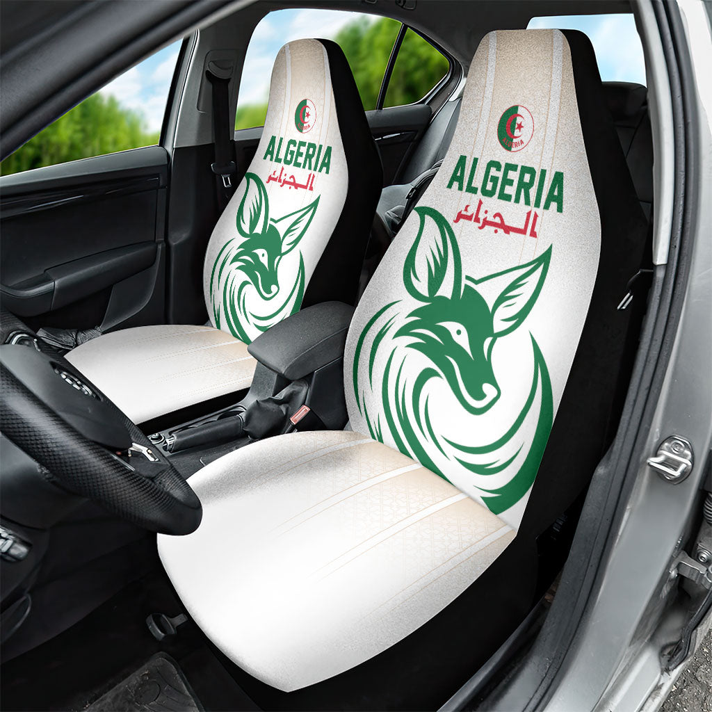 World Football 2026 Algeria Car Seat Cover Les Fennecs Desert Fox Pride