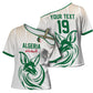 Custom World Football 2026 Algeria Cross Shoulder Shirt Les Fennecs Desert Fox Pride