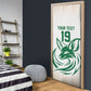 Custom World Football 2026 Algeria Door Cover Les Fennecs Desert Fox Pride