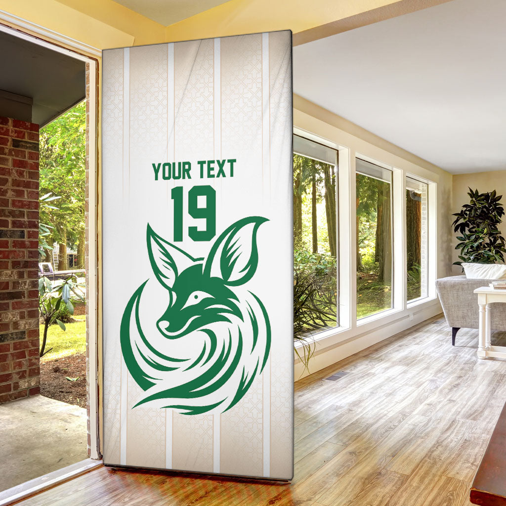 Custom World Football 2026 Algeria Door Cover Les Fennecs Desert Fox Pride