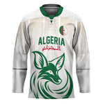 Custom World Football 2026 Algeria Hockey Jersey Les Fennecs Desert Fox Pride