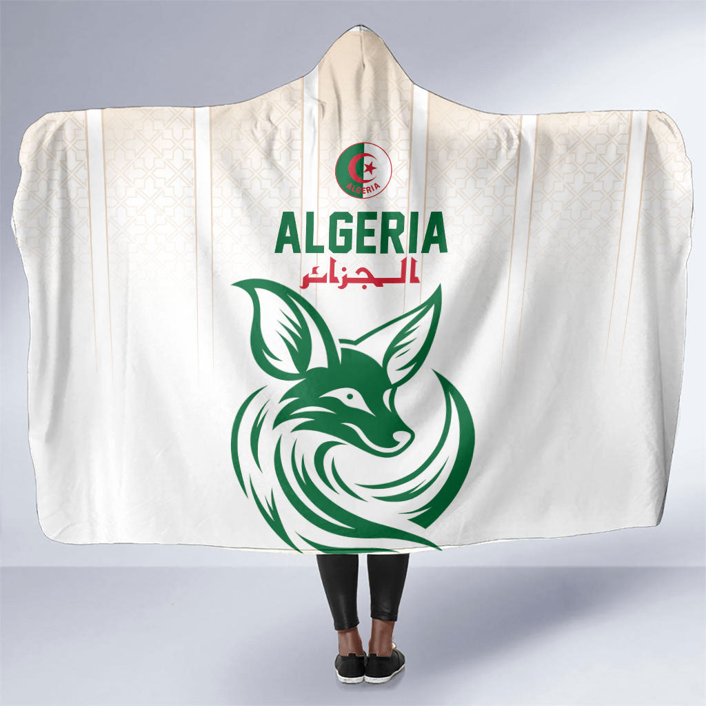 World Football 2026 Algeria Hooded Blanket Les Fennecs Desert Fox Pride