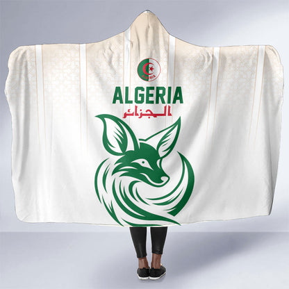 World Football 2026 Algeria Hooded Blanket Les Fennecs Desert Fox Pride