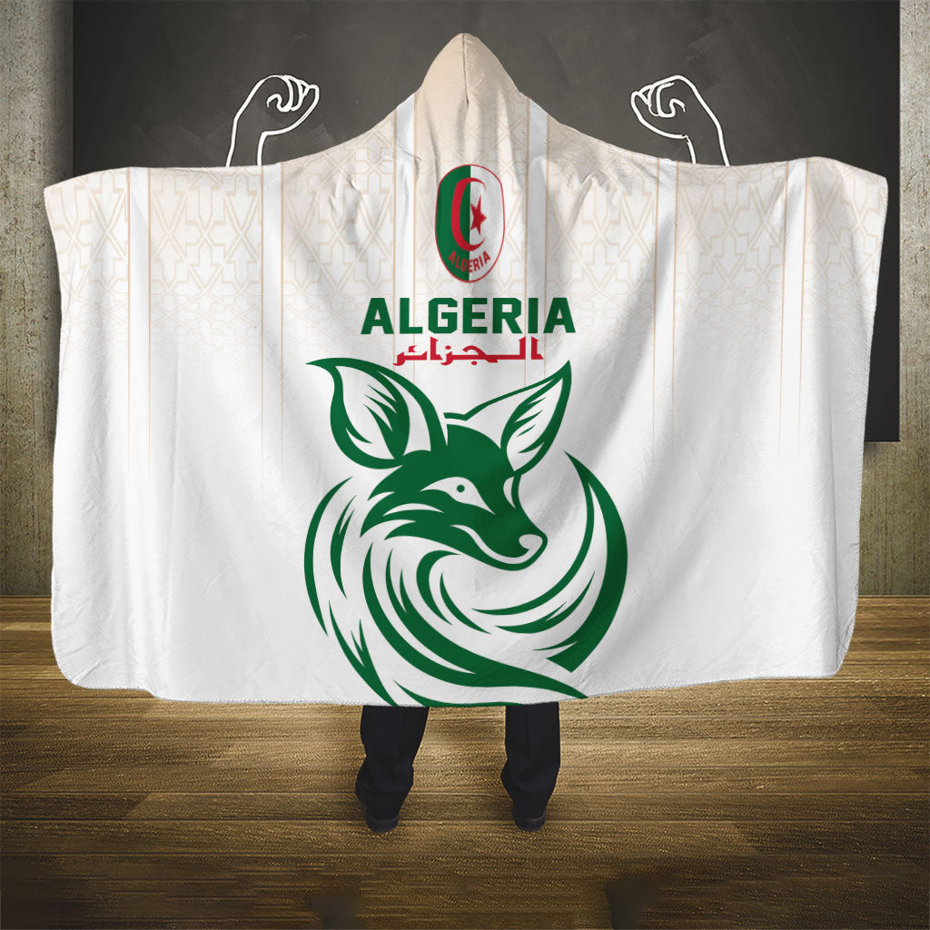 World Football 2026 Algeria Hooded Blanket Les Fennecs Desert Fox Pride