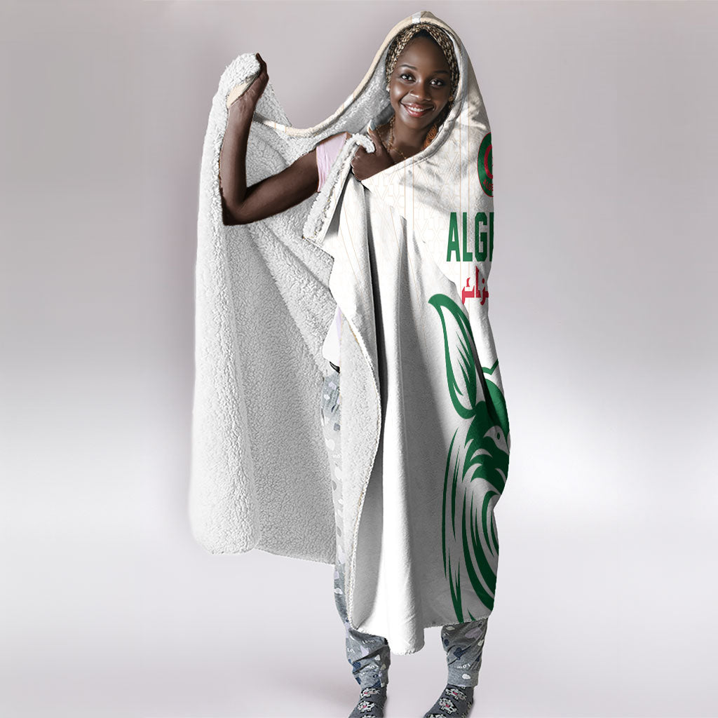 World Football 2026 Algeria Hooded Blanket Les Fennecs Desert Fox Pride
