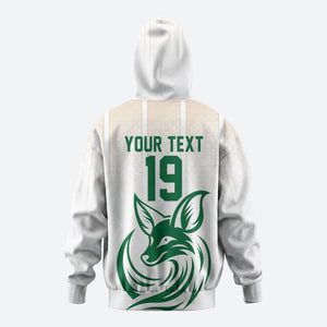 Custom World Football 2026 Algeria Hoodie Les Fennecs Desert Fox Pride
