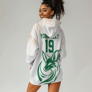 Custom World Football 2026 Algeria Hoodie Dress Les Fennecs Desert Fox Pride