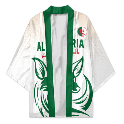 Custom World Football 2026 Algeria Kimono Les Fennecs Desert Fox Pride
