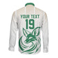 Custom World Football 2026 Algeria Long Sleeve Button Shirt Les Fennecs Desert Fox Pride