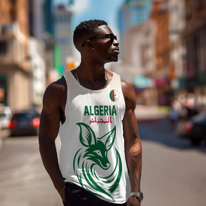 Custom World Football 2026 Algeria Men Tank Top Les Fennecs Desert Fox Pride
